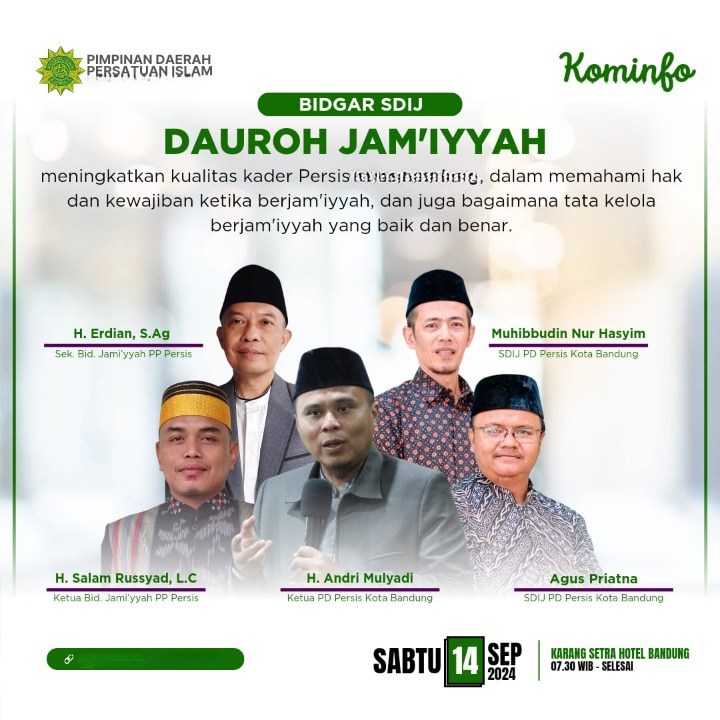 Dauroh Jamiyyah SDIJ PD PERSIS Provinsi Bengkulu